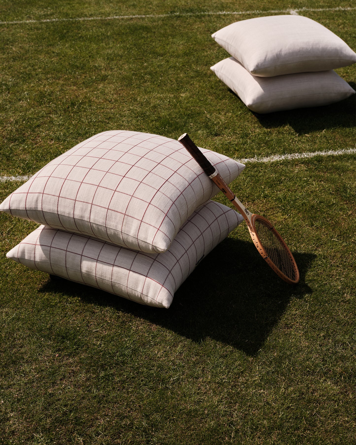 Outdoor Studio Stool: Wild Box Check