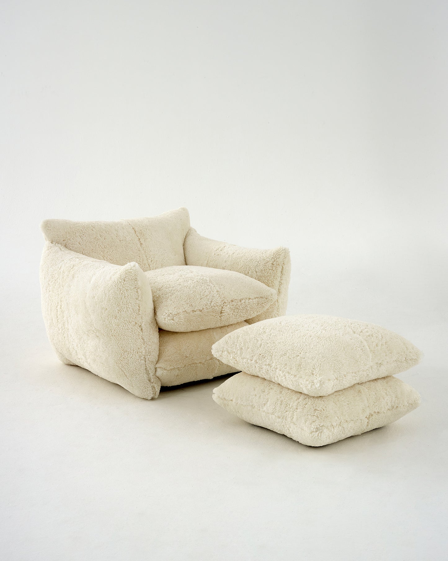 Studio Stool: Shearling