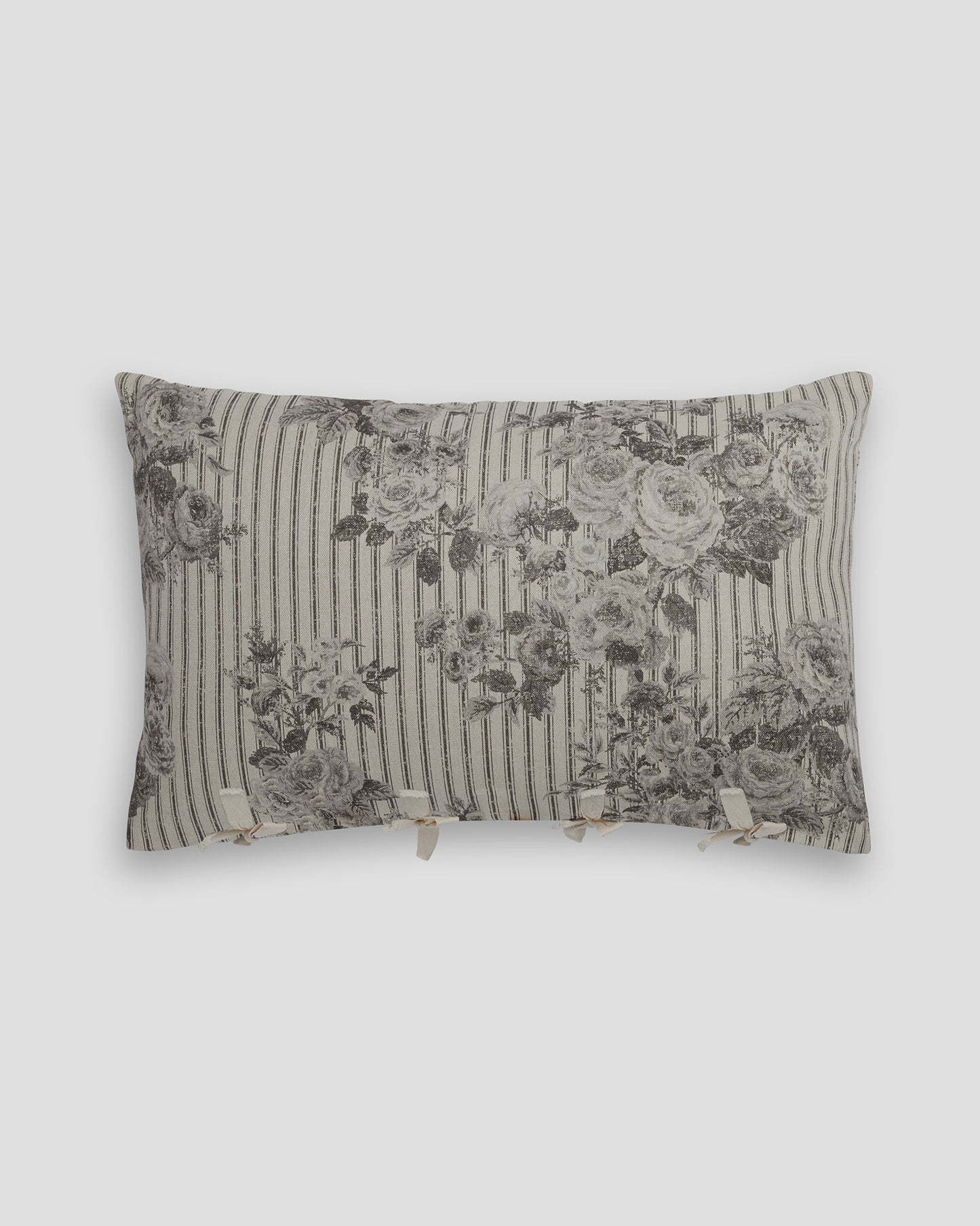 Cushion in Ticking Rose™