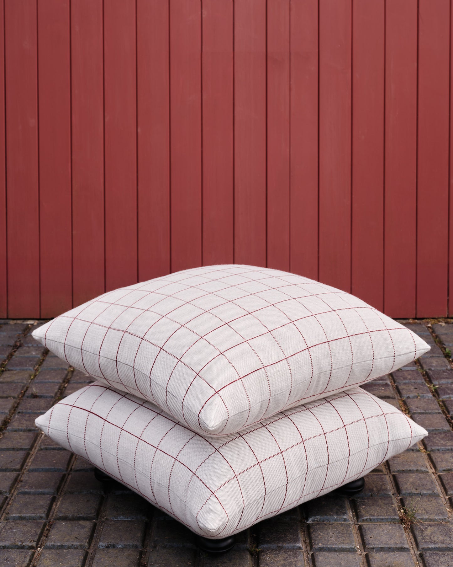 Outdoor Studio Stool: Wild Box Check