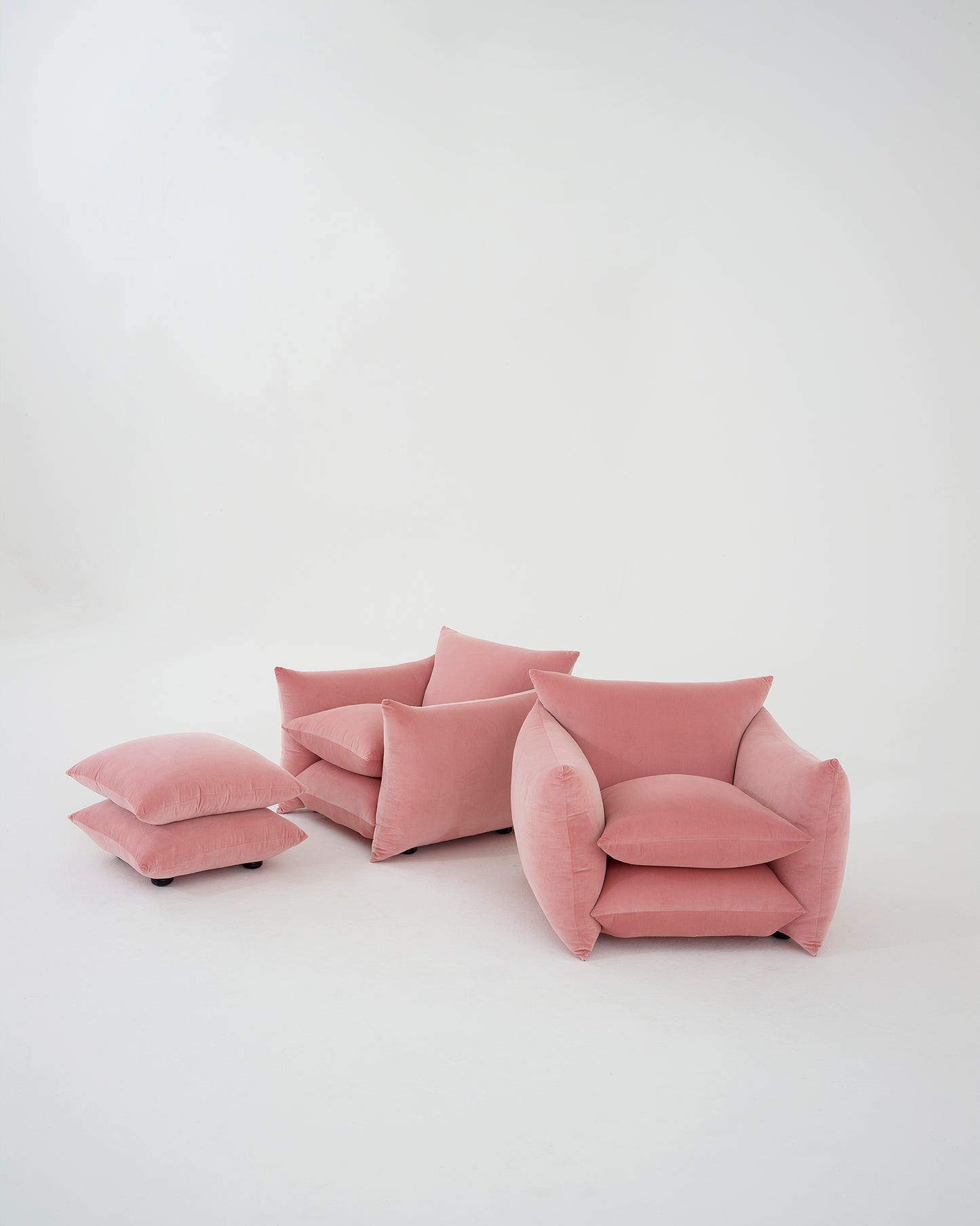 Studio Stool : Velvet & Jumbo Cord