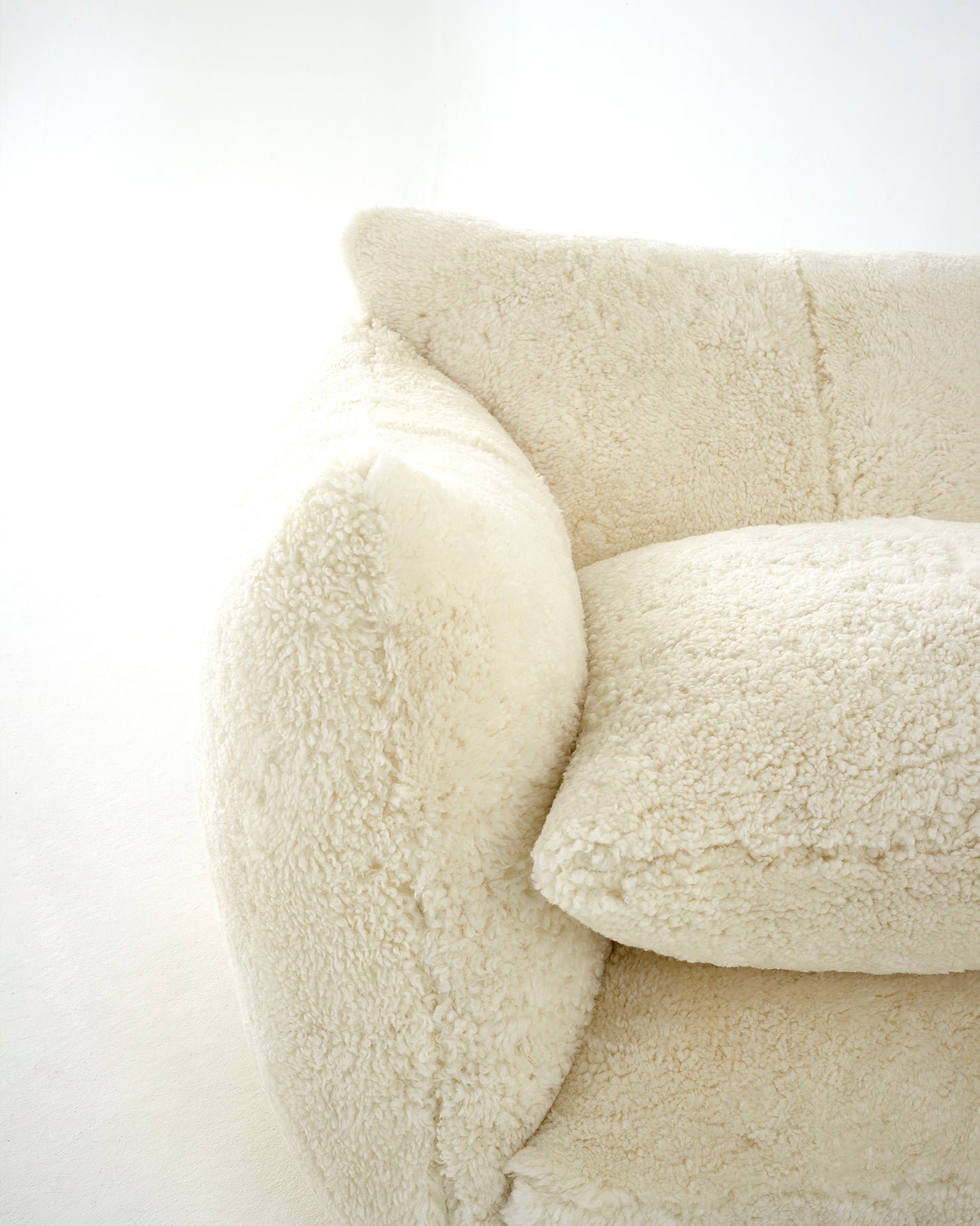 The Studio Chair in 'Cloud' Shearling