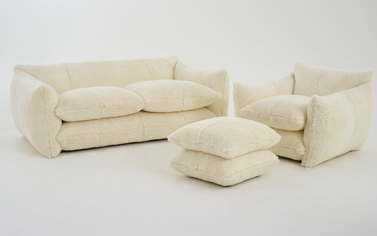 Studio Stool: Shearling