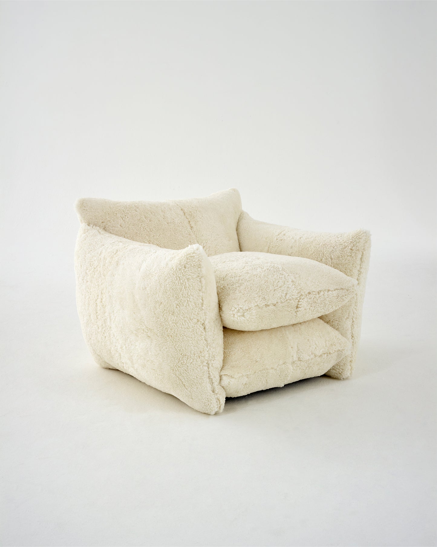 The Studio Chair in 'Cloud' Shearling