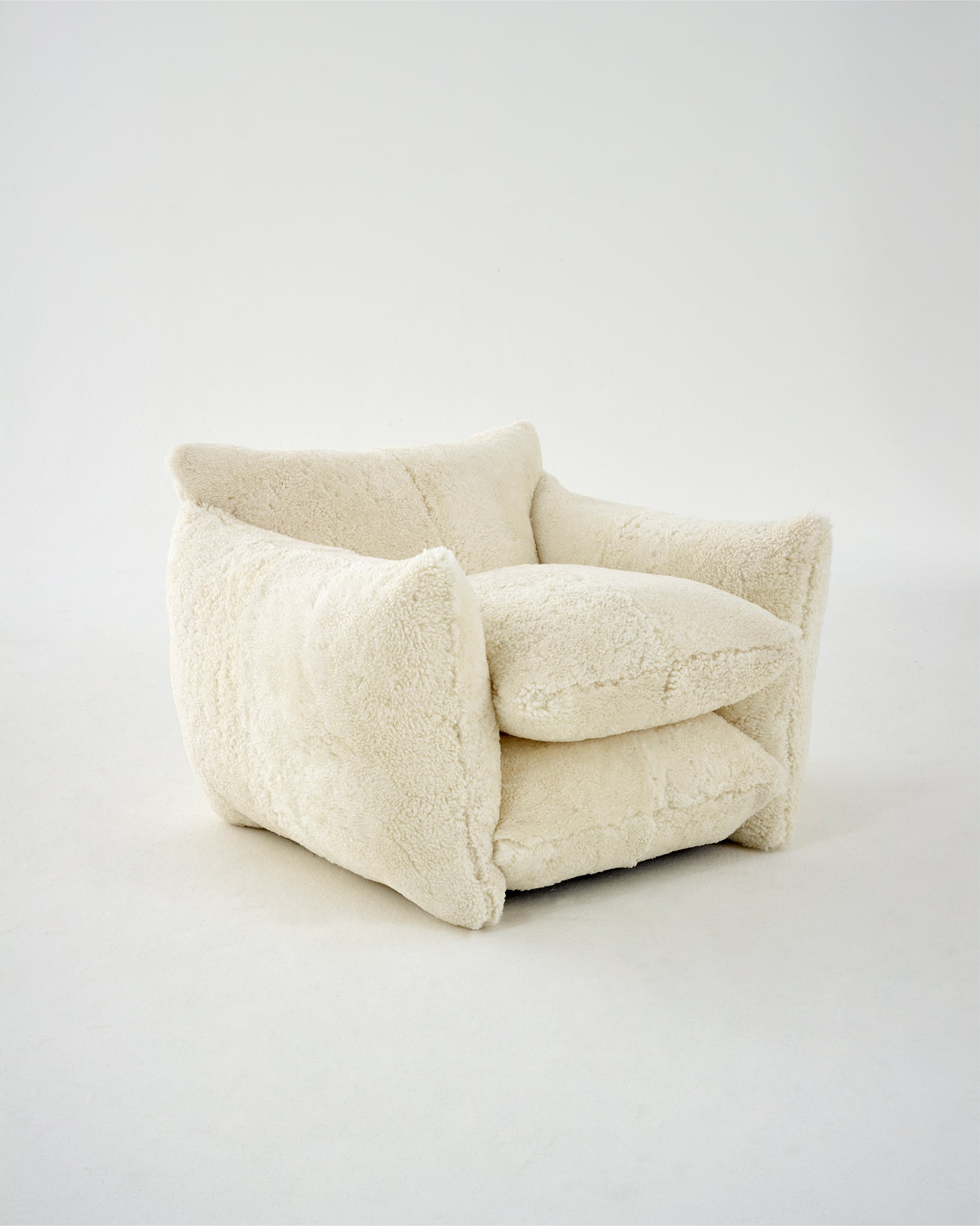 The Studio Chair in 'Cloud' Shearling