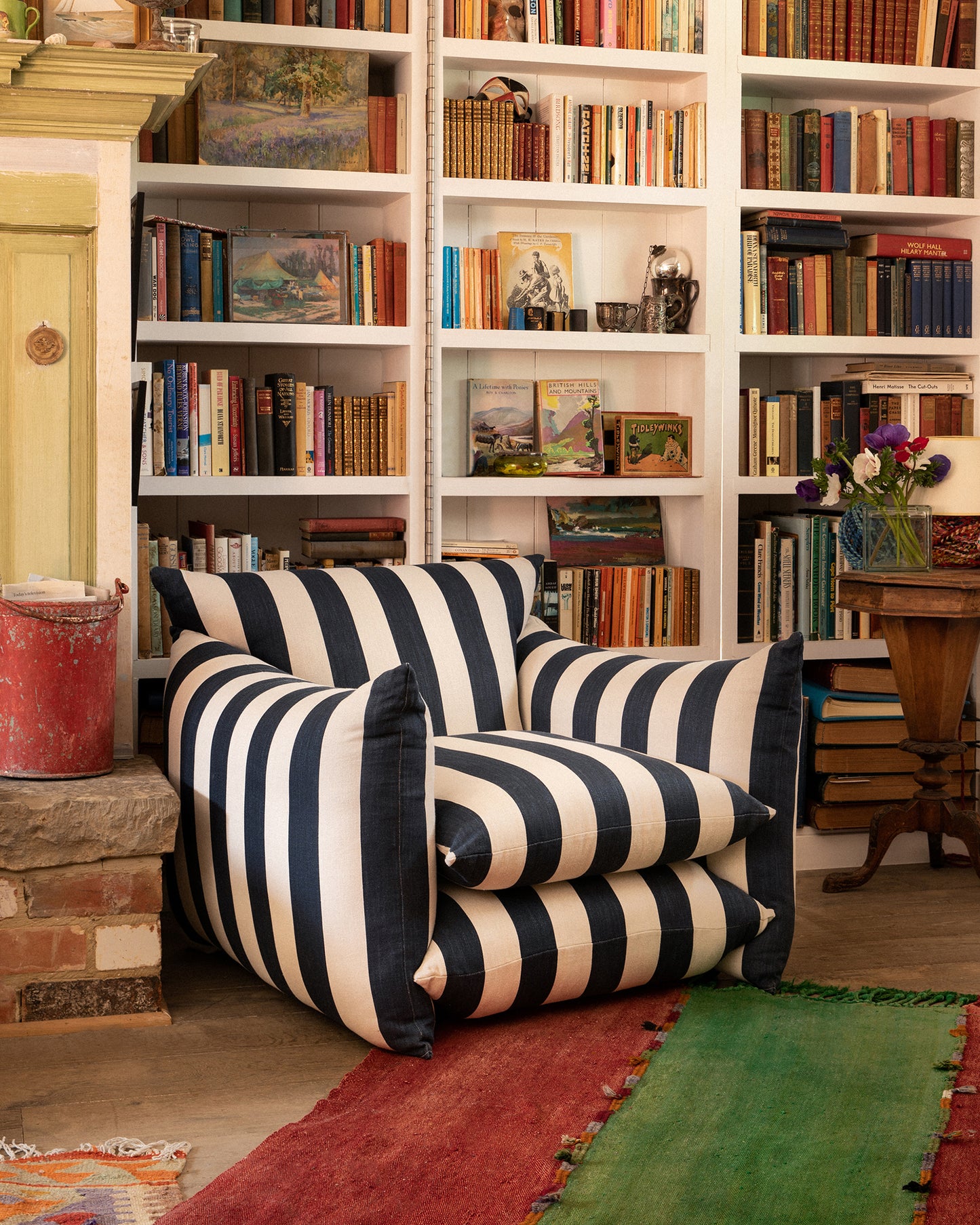 Studio Chair™ : Indigo Studio Stripe