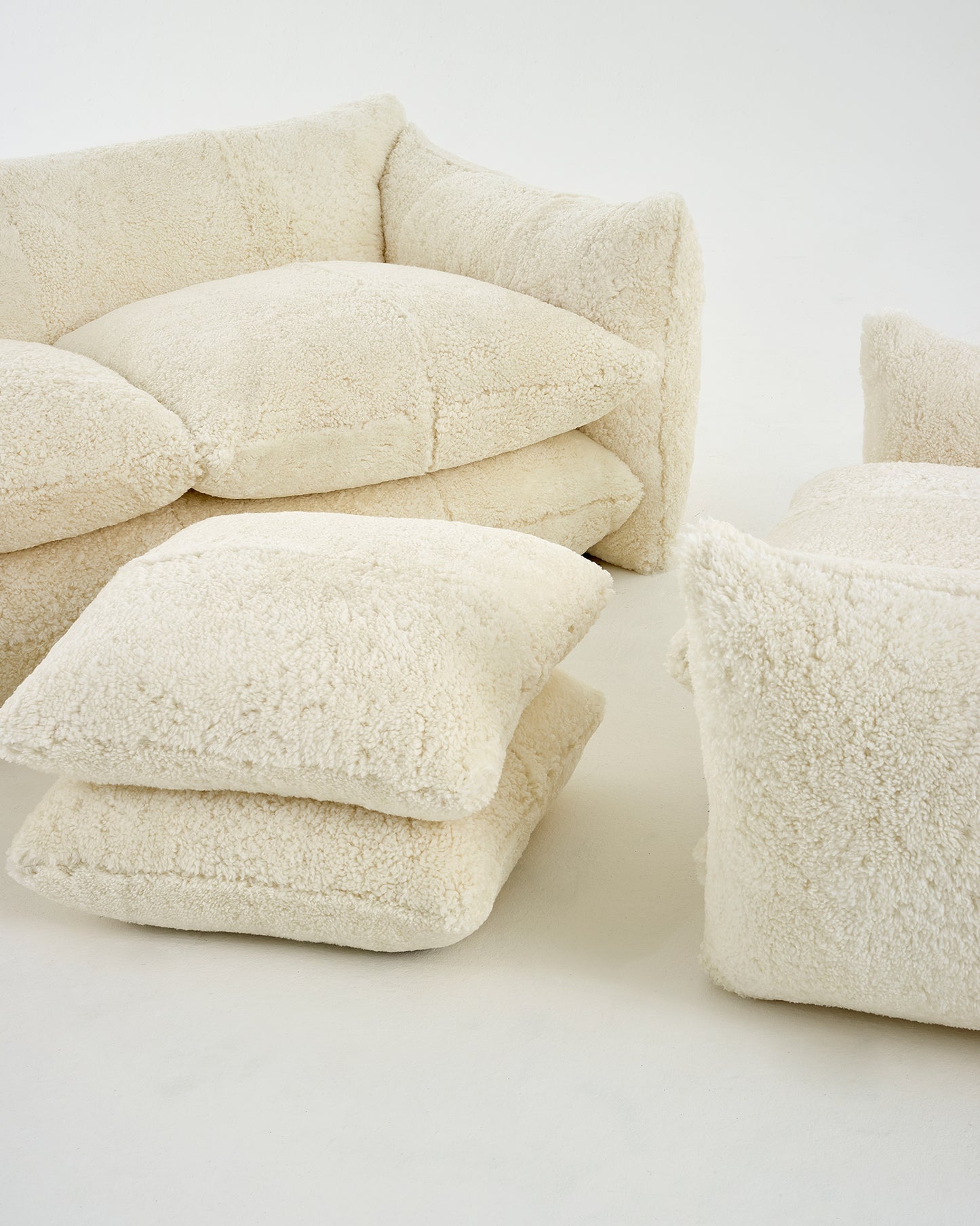 Studio Stool: Shearling