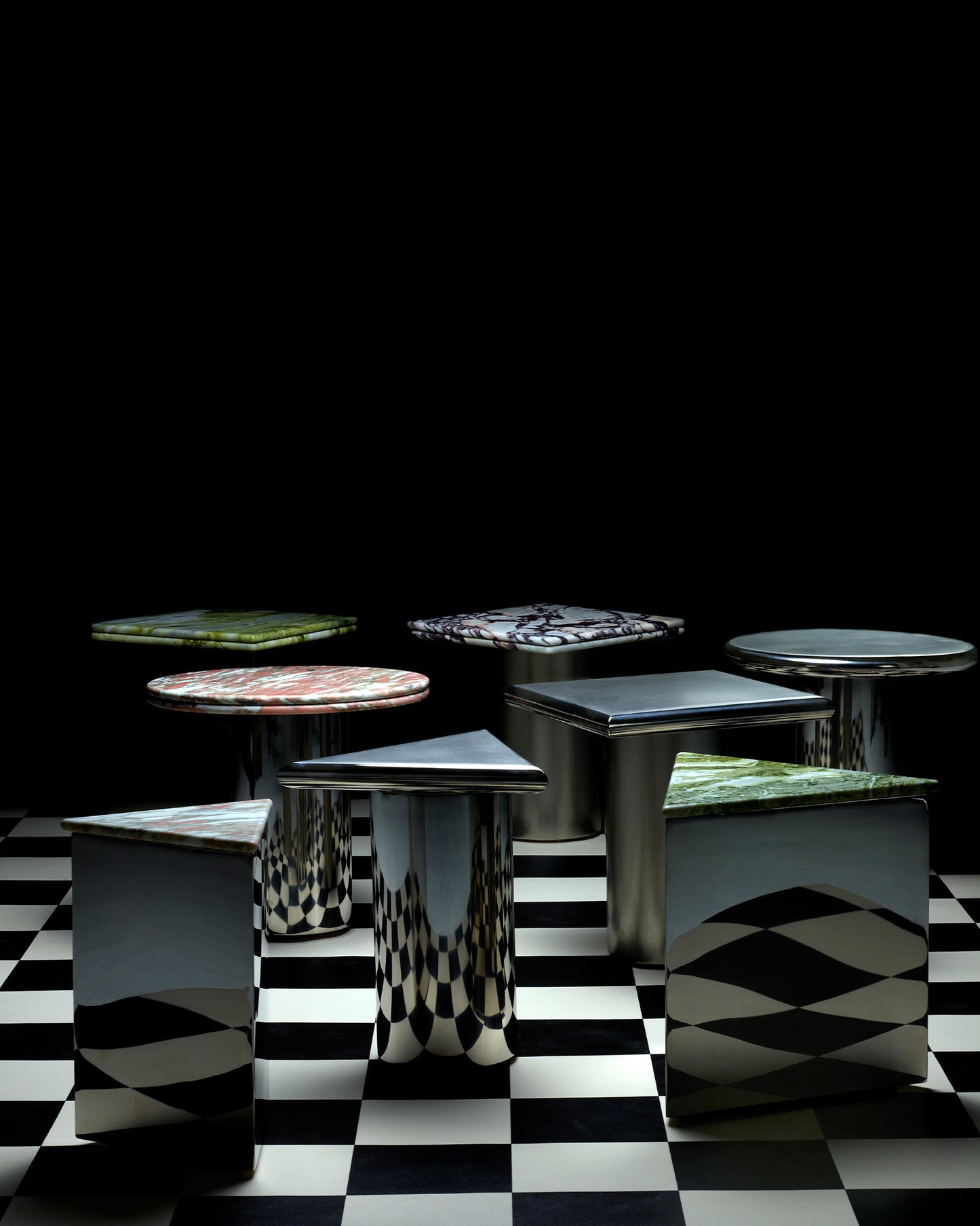 Daydream Shape Table™ : Stainless Steel