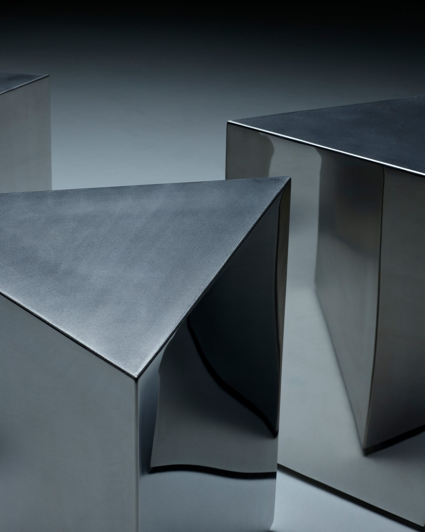 Prism Table in Stainless Steel (no top)