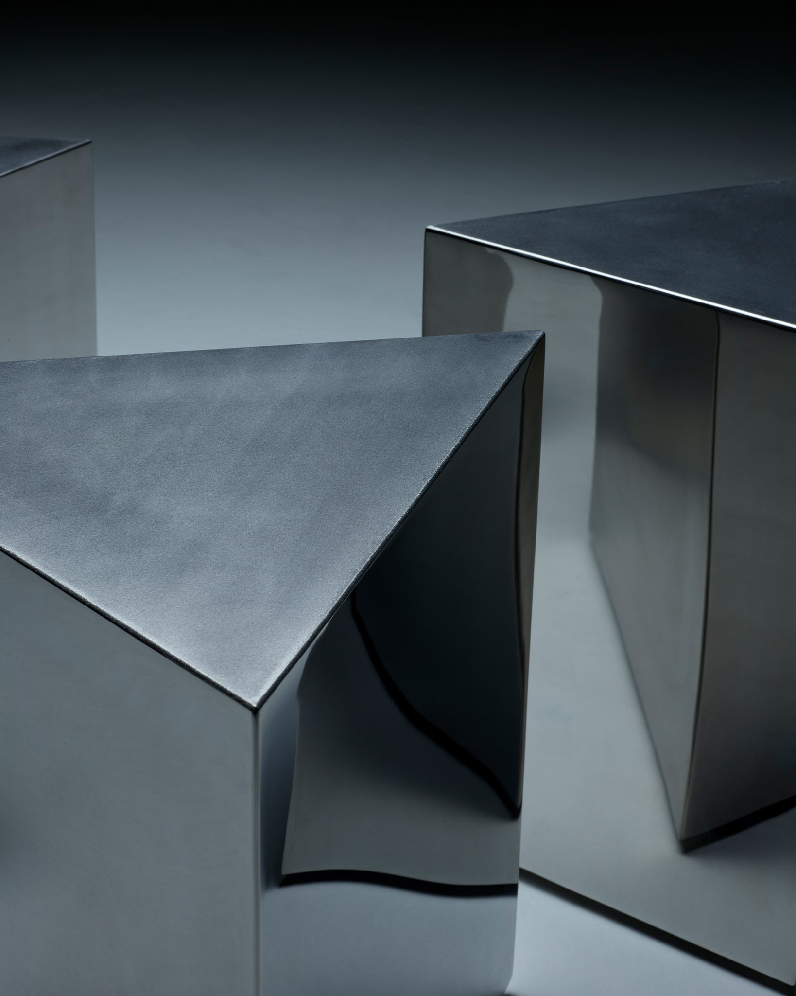 Prism Table in Stainless Steel (no top)