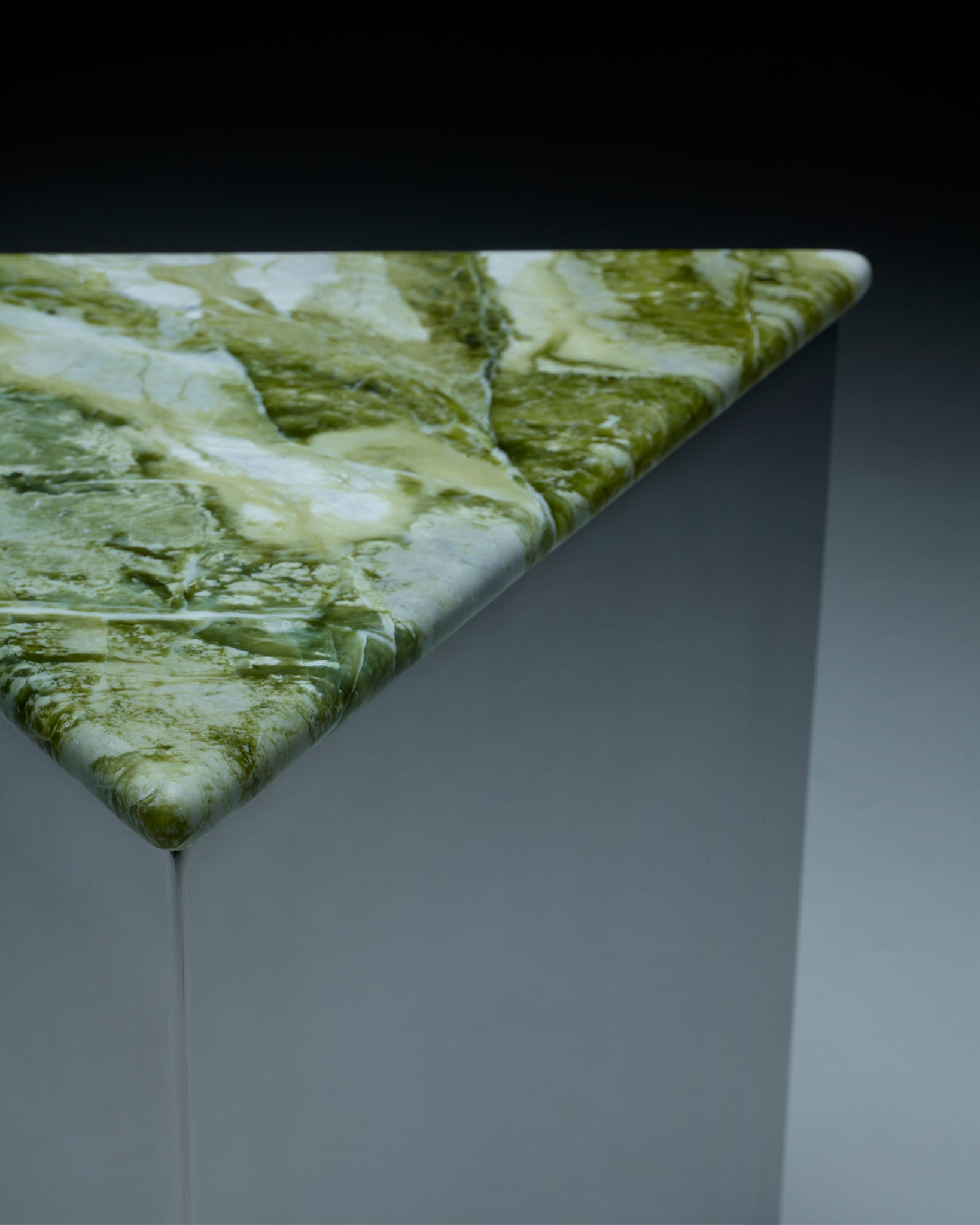 Prism Table with bespoke marble top