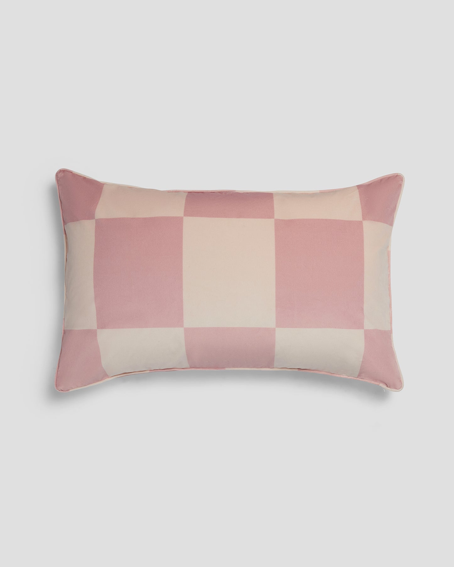 Cushion in Checkmate velvet