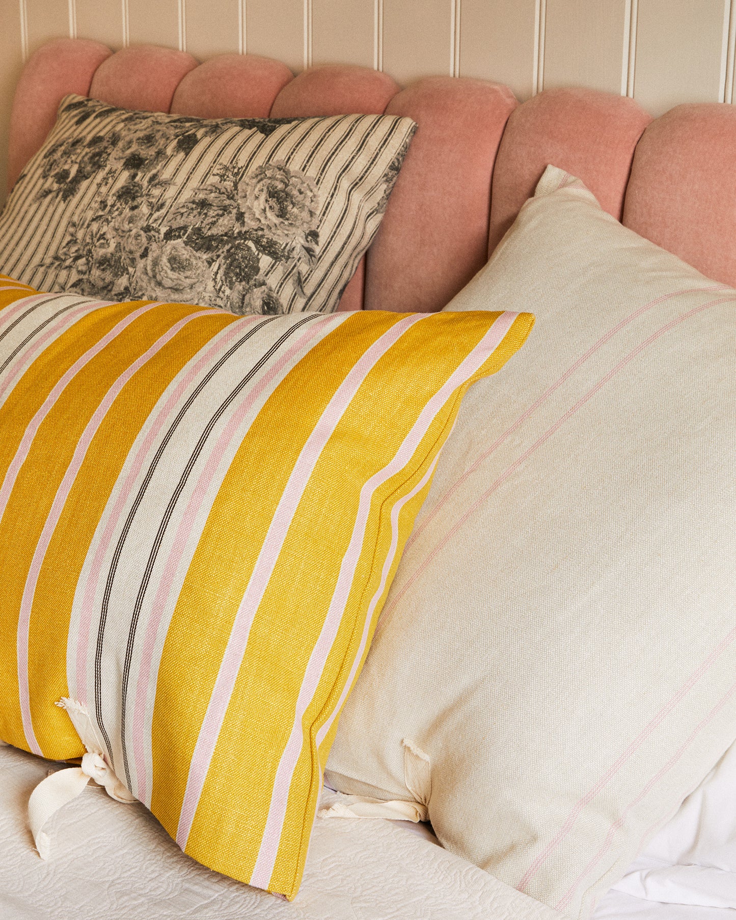 Cushion in Pencil Stripe