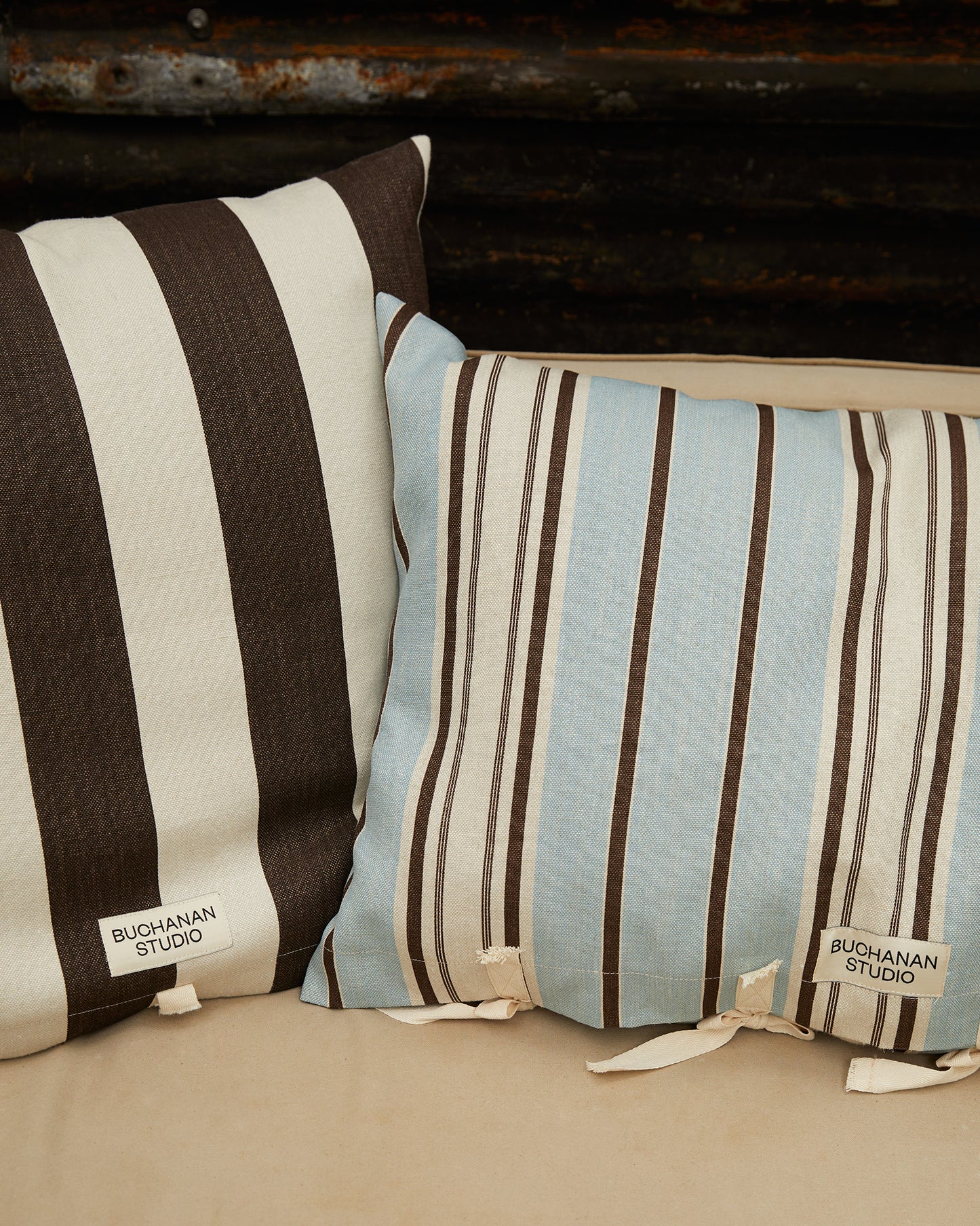 Cushion in Stripe Two