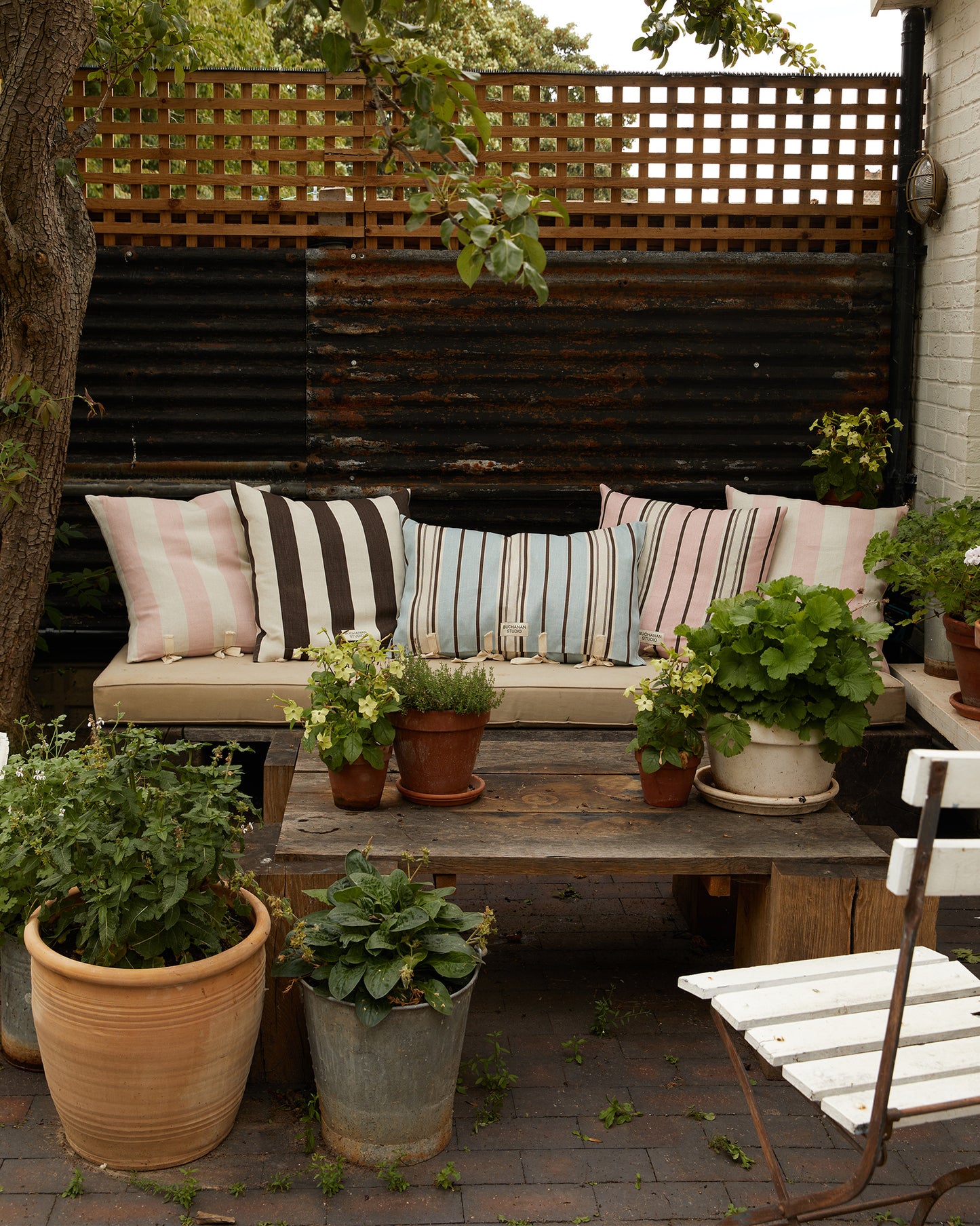 Cushion in Stripe Two