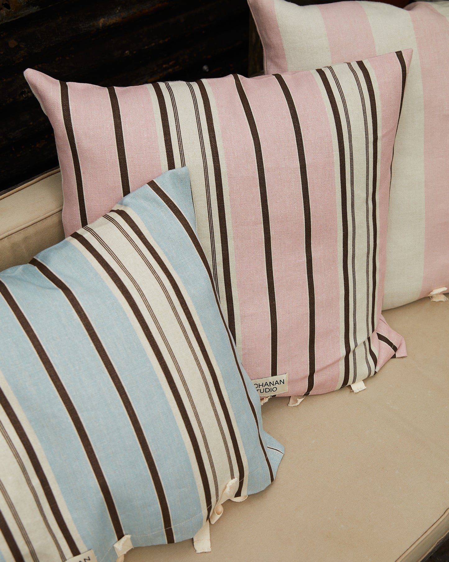Cushion in Stripe Two