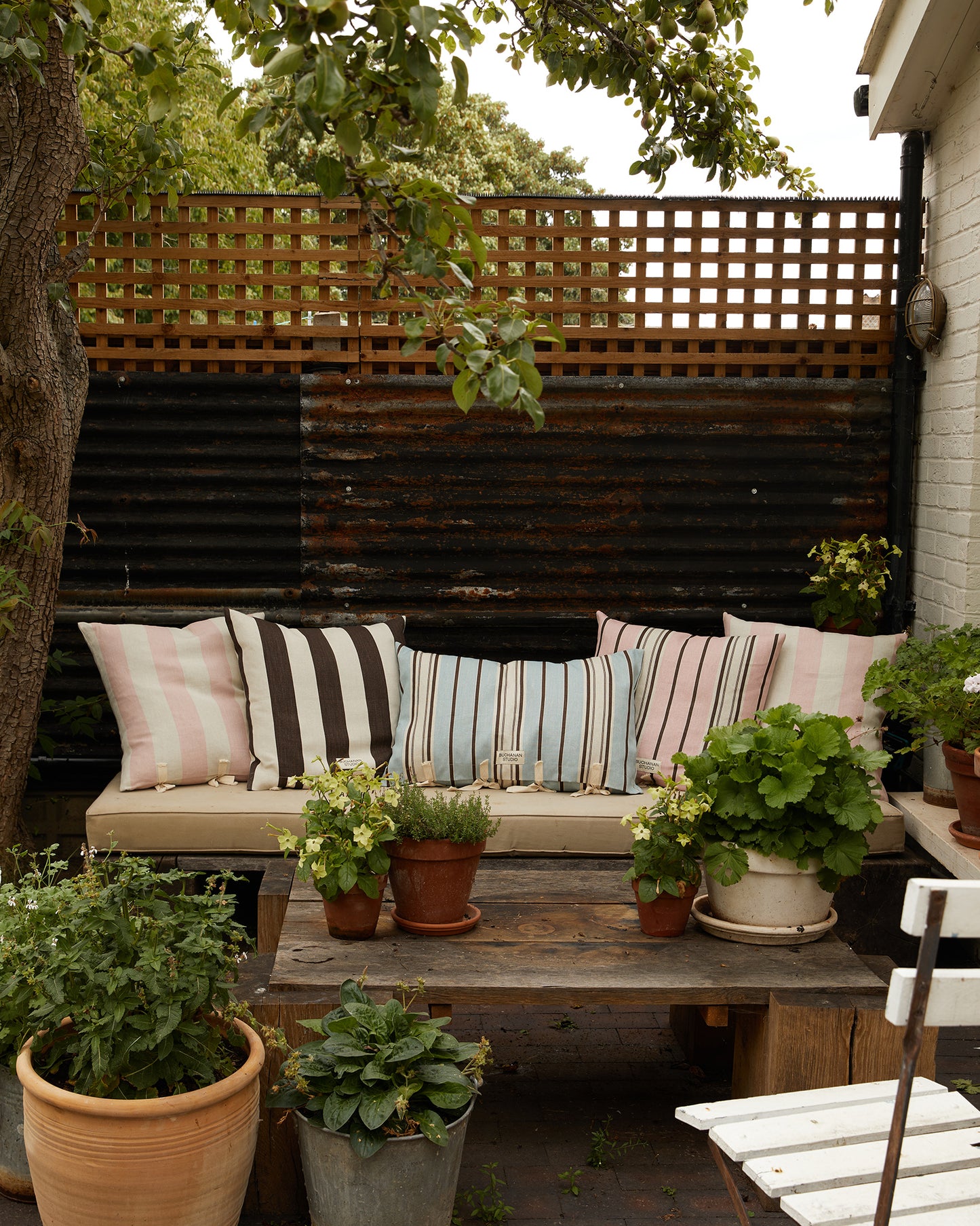 Cushion in Stripe Two