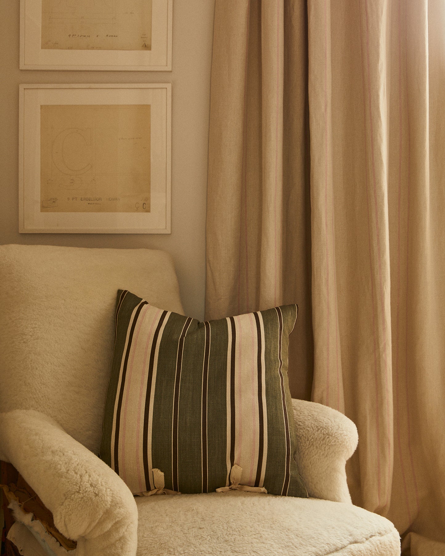 Cushion in Stripe Two