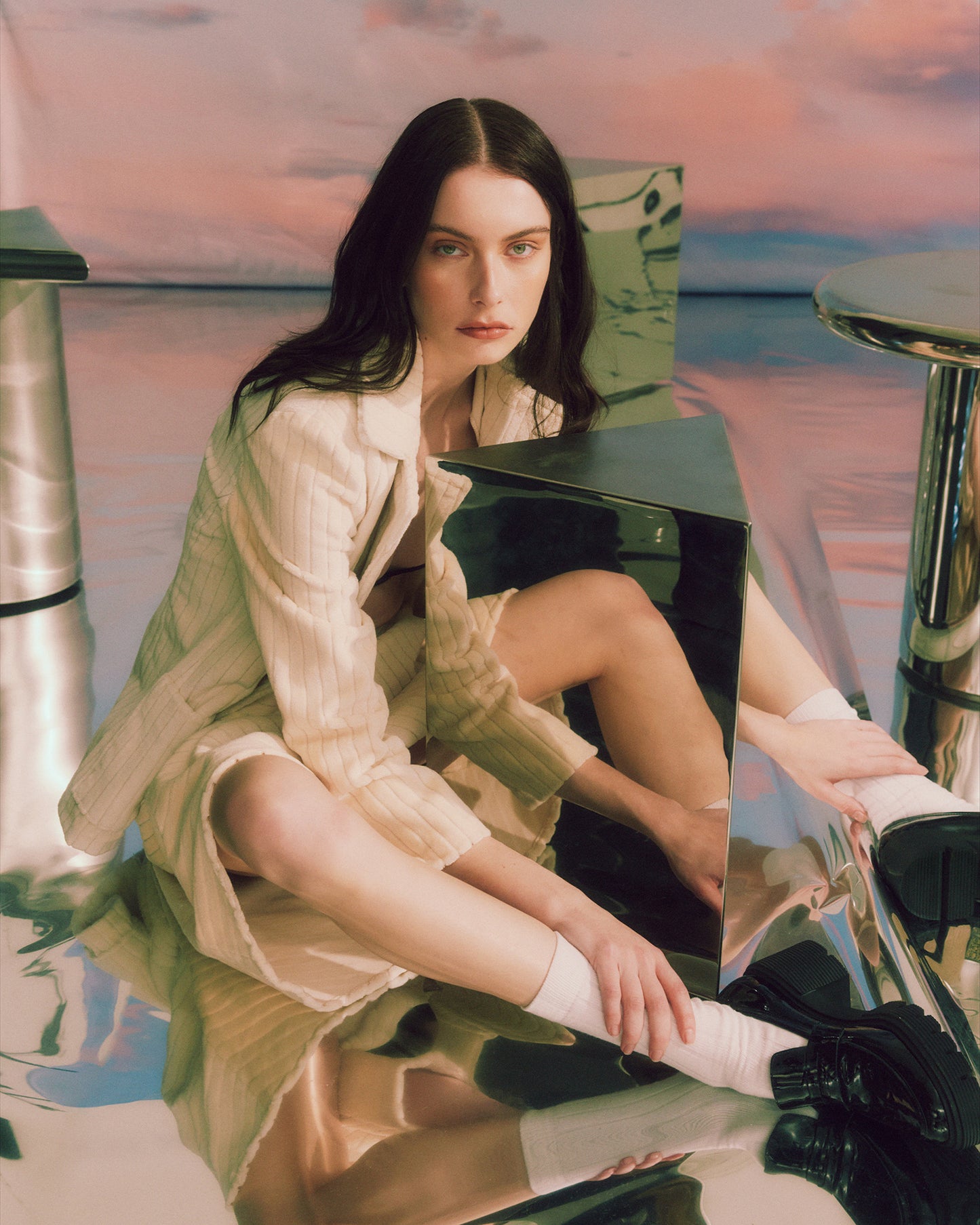 Small Prism Table with no top 