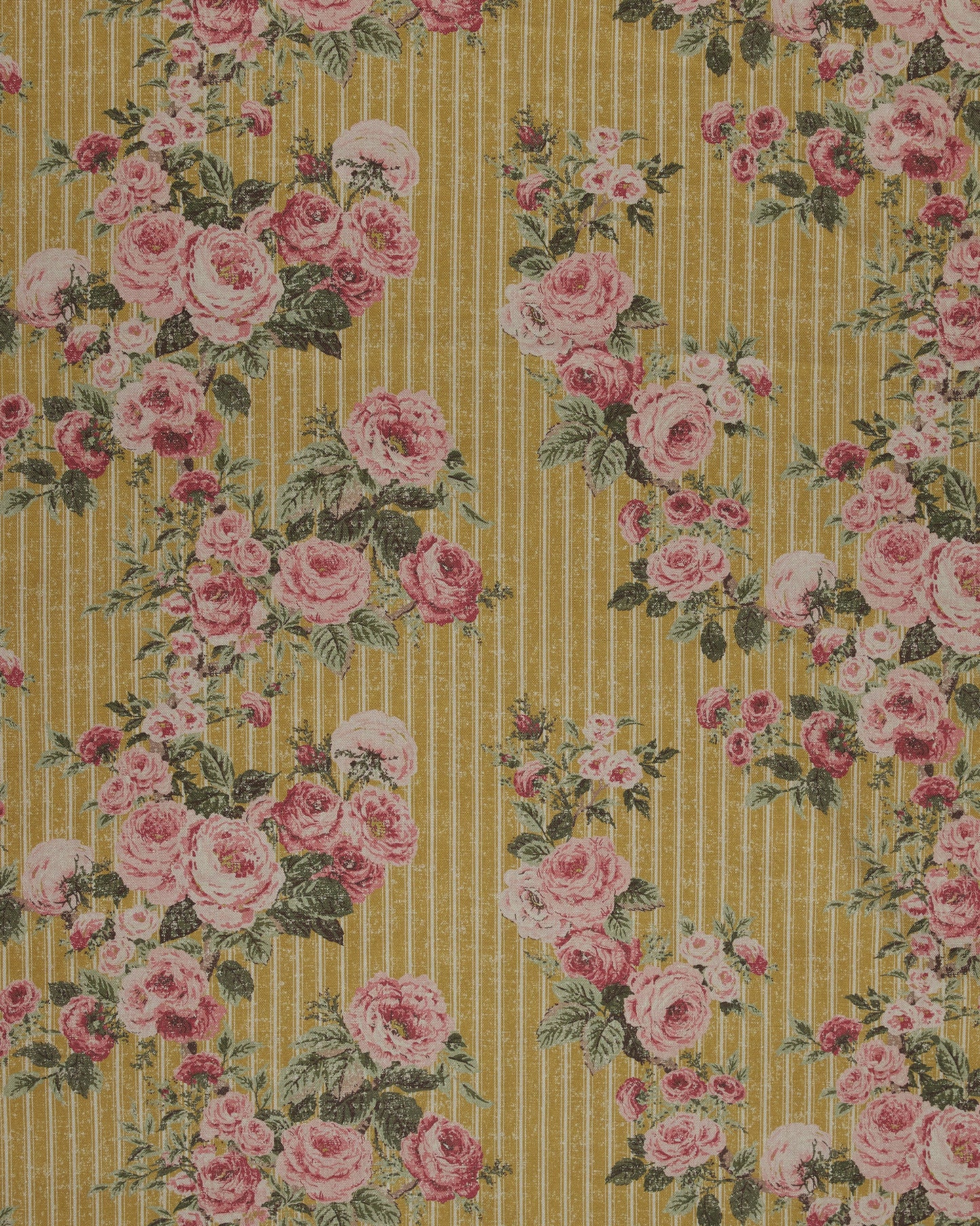 REVERSE Ticking Rose Fabric Sample