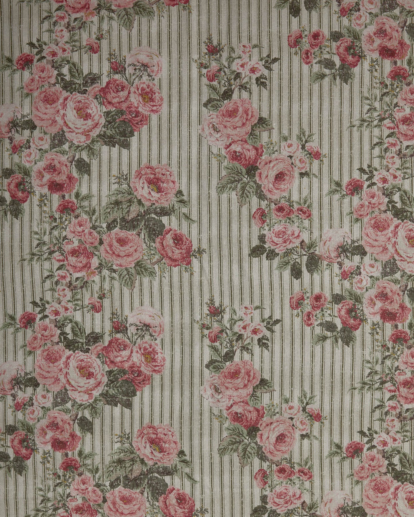Ticking Rose Fabric Sample