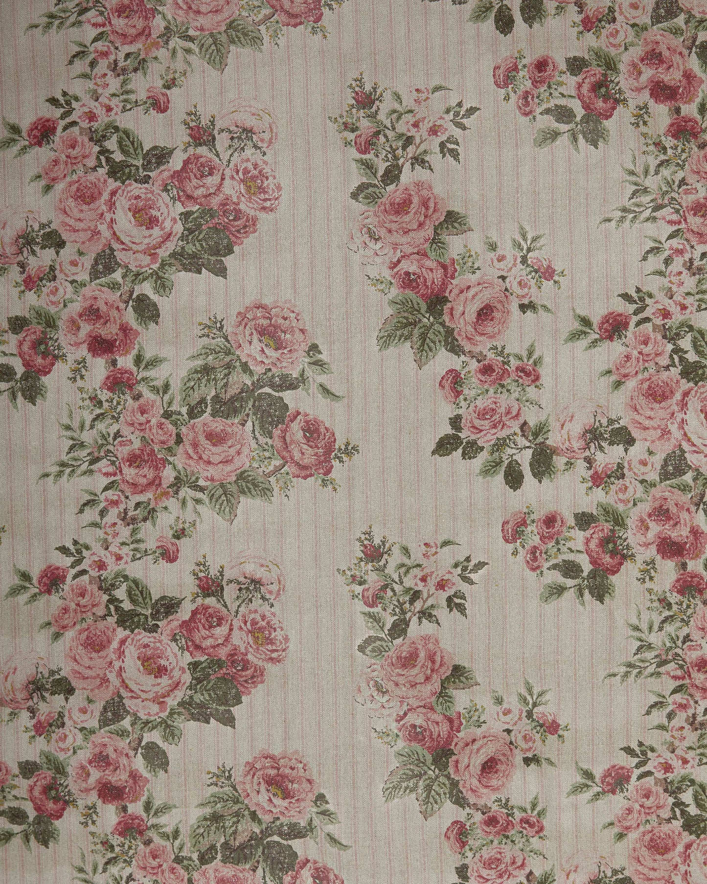 Ticking Rose Fabric Sample