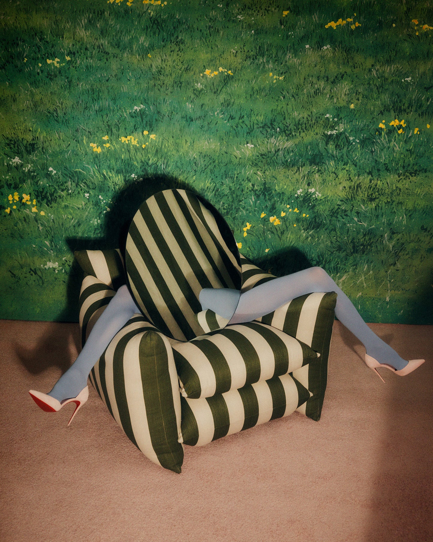 Studio Chair™ : Moss Studio Stripe