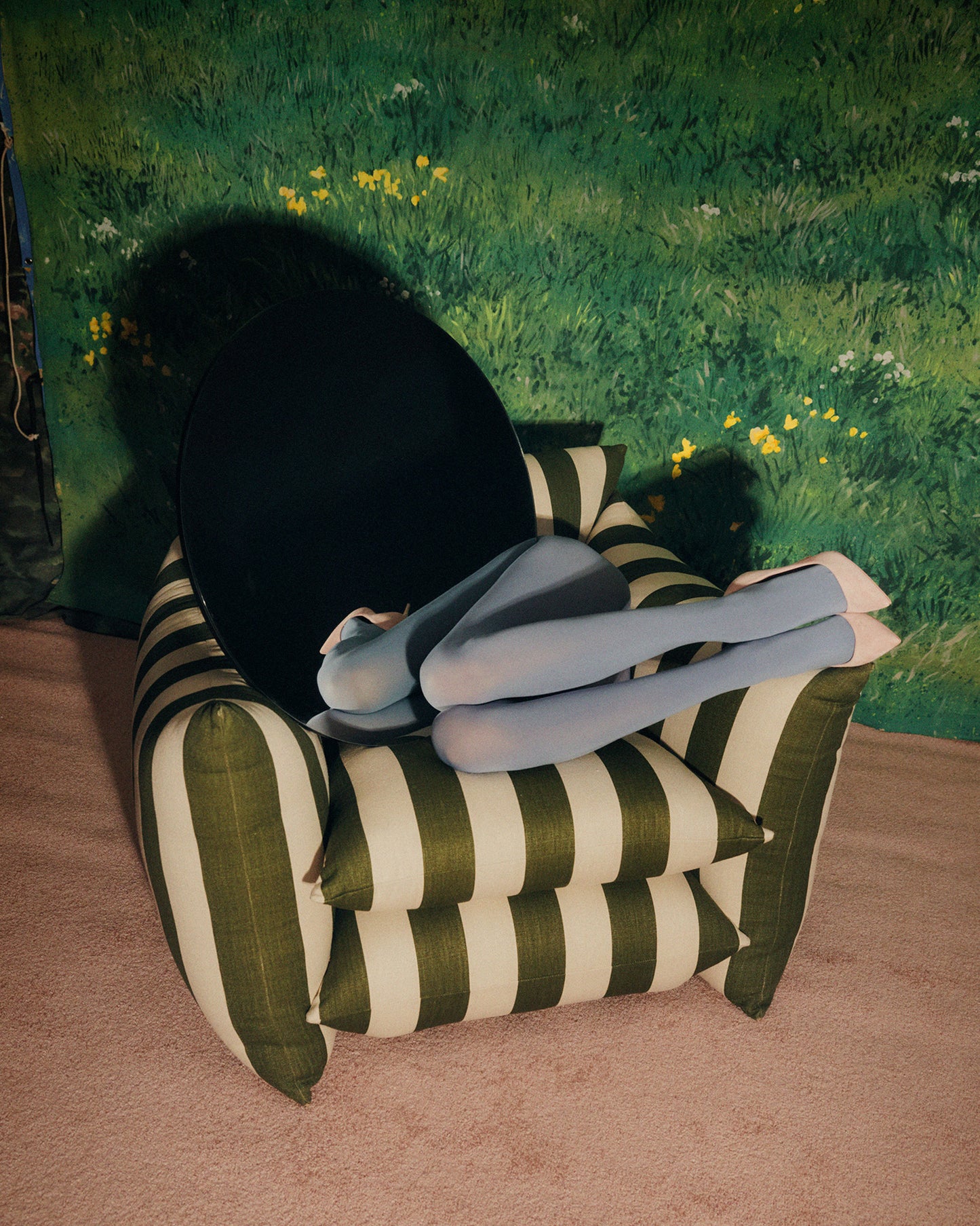 Studio Chair™ : Moss Studio Stripe