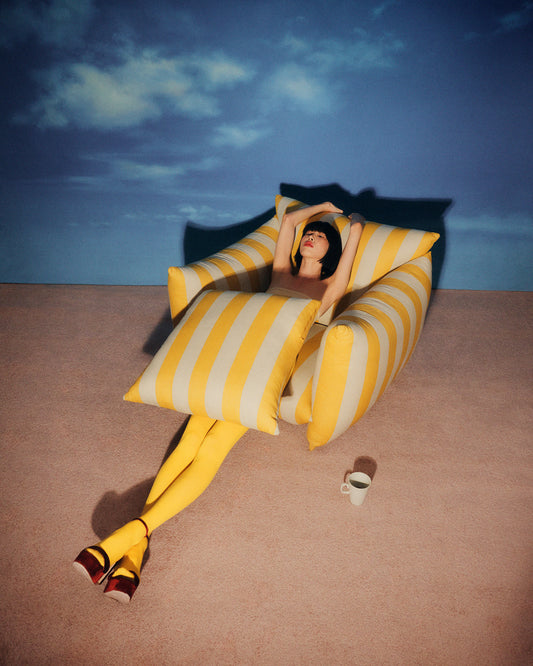 Studio Chair™ : Old Yellow Studio Stripe