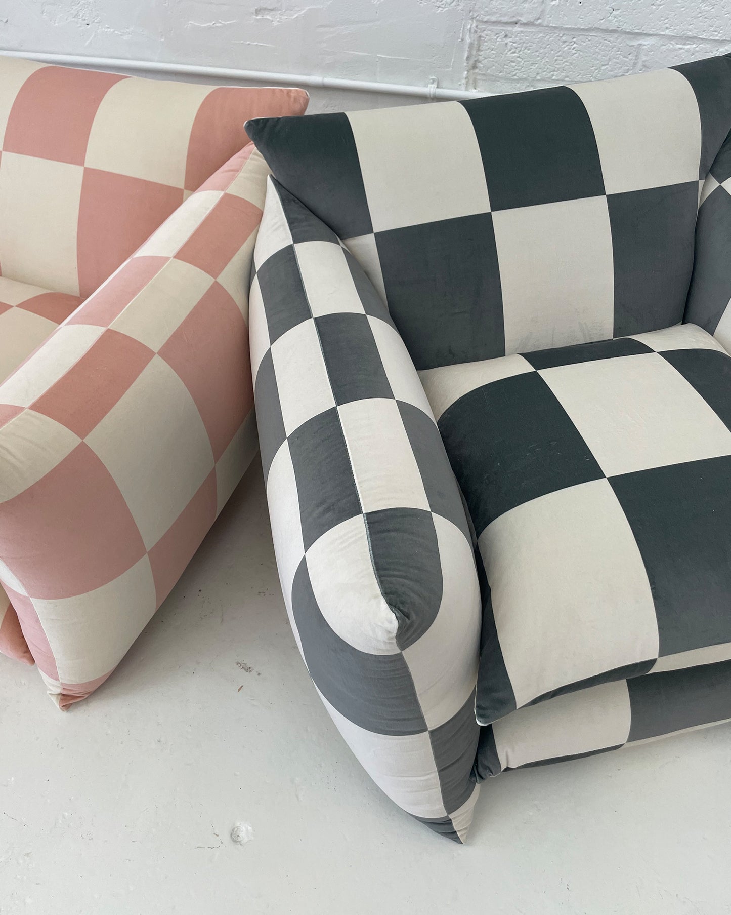 Studio Chair™ : Checkmate Velvet