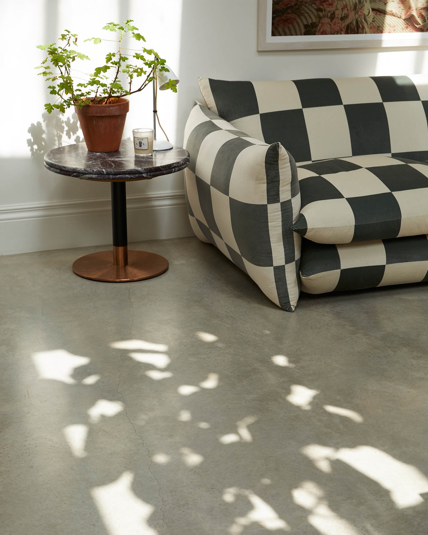 Studio Sofa in Checkmate Velvet