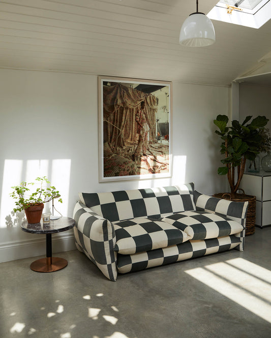 Studio Sofa in Checkmate Velvet